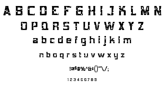 Mob Concrete font