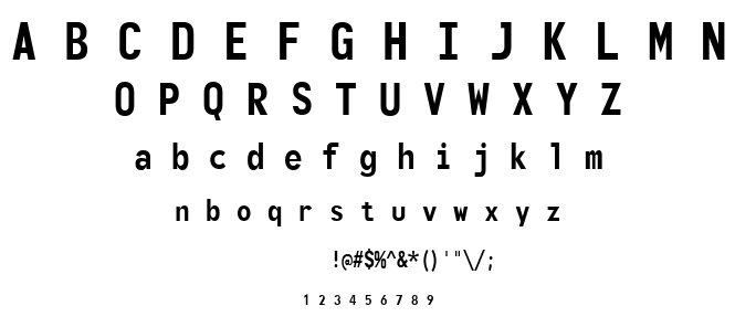 Monofonto font