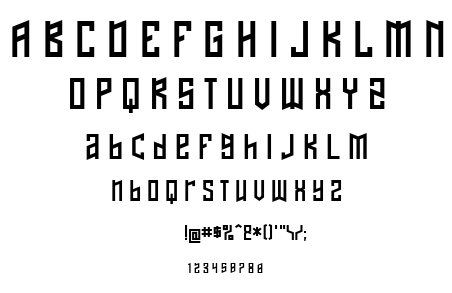 Naftalene font