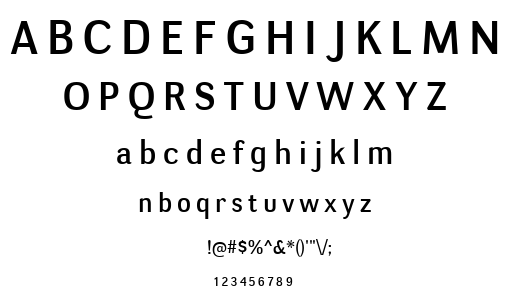 Negotiate font