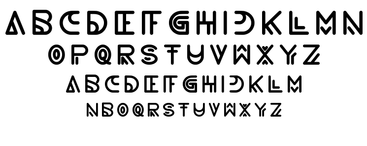 never ending maze font