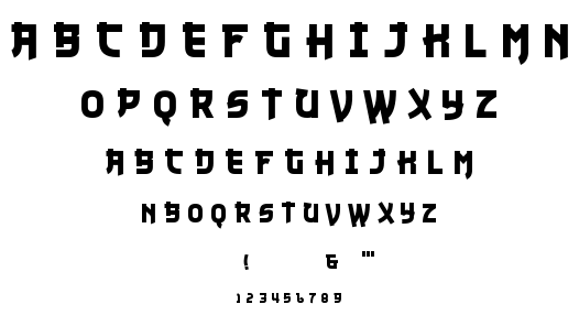 Nuku Nuku font