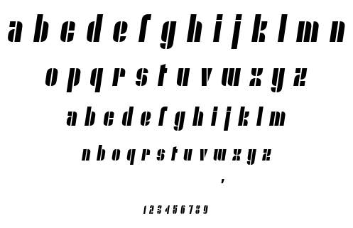 Nyamomobile font