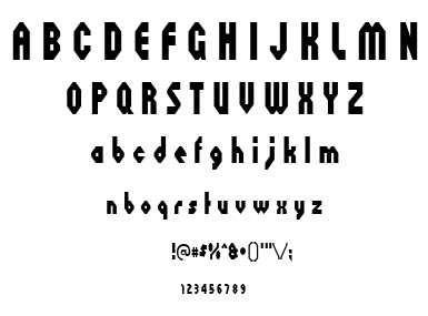Octoville font