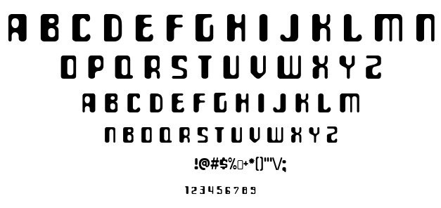 ParaAminobenzoic font