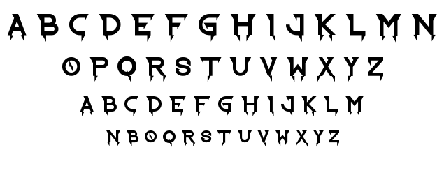 ride the lightning font