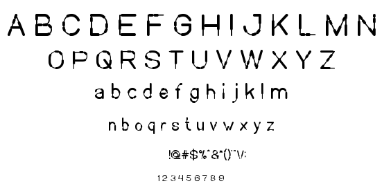 sausage font