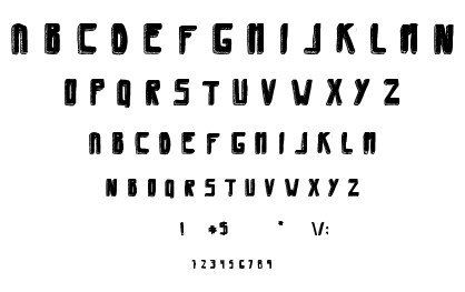 Savia Shadow Filled font