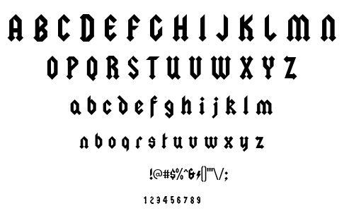 Squealer font