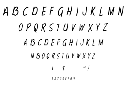Terry Script font