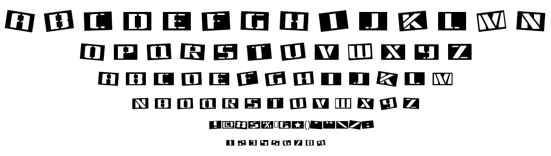 Tinsnips font