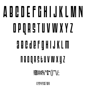 Triac 71 font