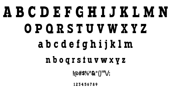 Typodermic font