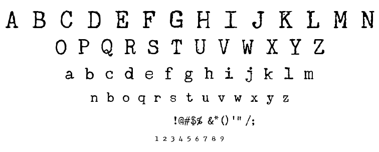 Underwood Champion font