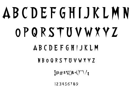 Walshes font