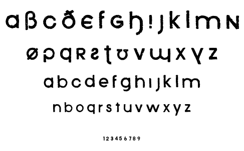 Xenophone font