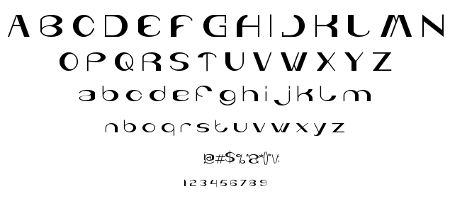 you and me and every one else font