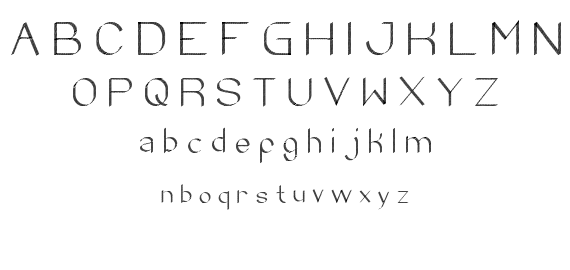 zebra cross font