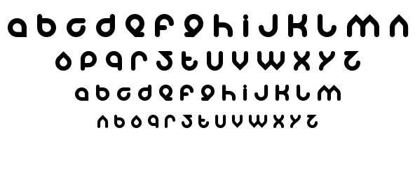 znow white font
