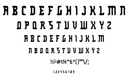 Zodillin font