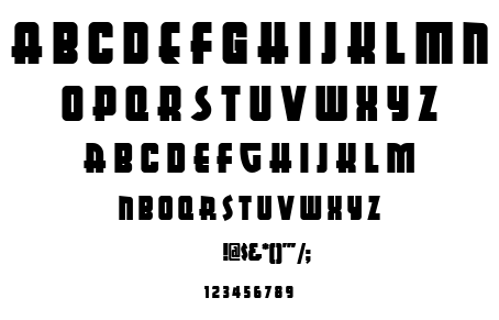 Aerojones NF font