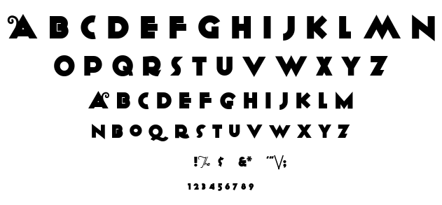 Anagram font