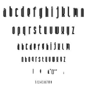 Andiron Outline font