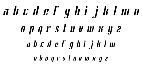 antelope run font
