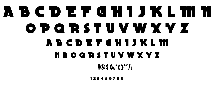 Becker Black NF font