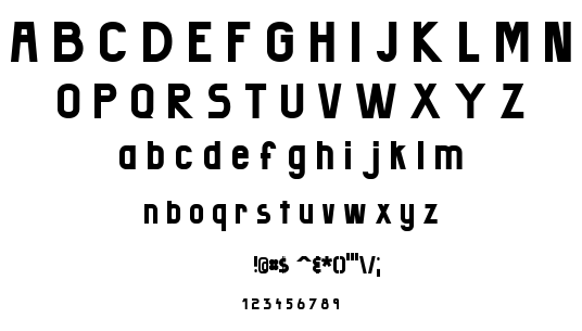 Badang font
