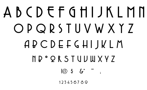 Copasetic font