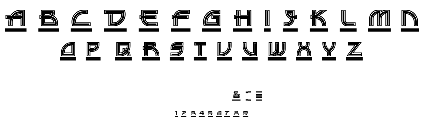 DRIVE-THRU font