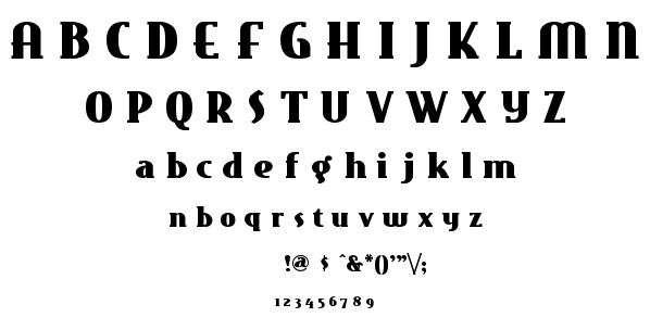 East Market font