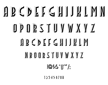Facets NF font