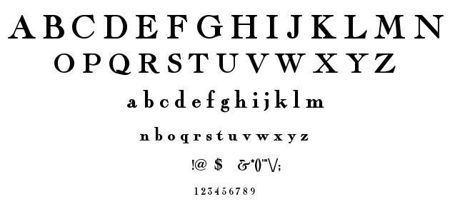 Fairfax Station font