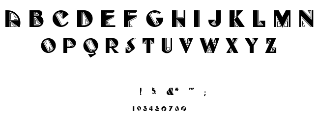 FULL TILT BOOGIE font