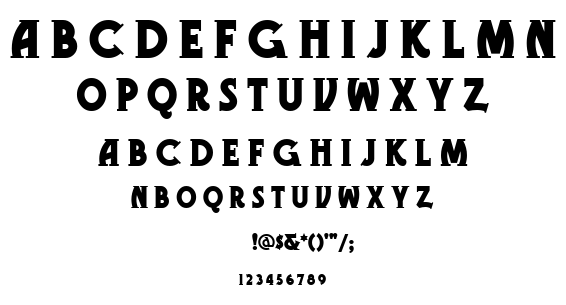 Gramophone NF font
