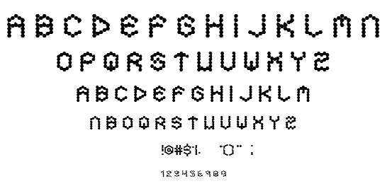 Hexa font