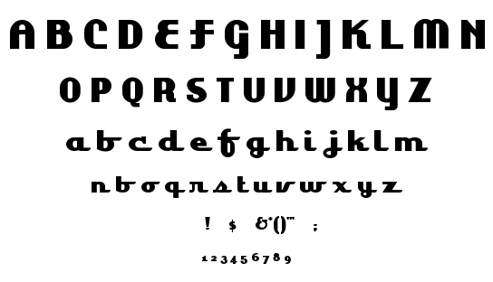 Lakeshore Drive font