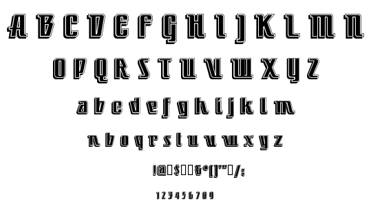 Little Deuce Coupe font
