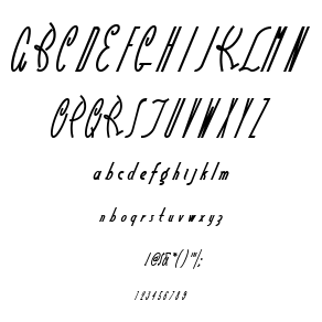 Little Rickey NF font