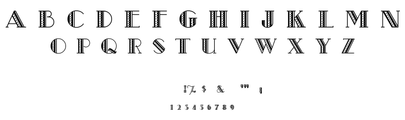 METRO RETRO font