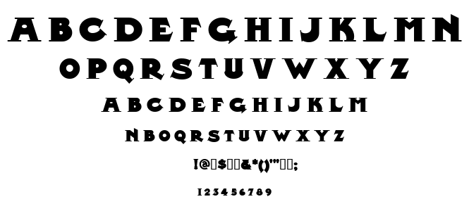 Midland Rail font