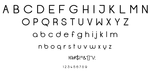 Opificio font