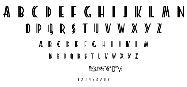 Platonick font