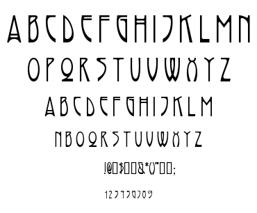 Rivanna font