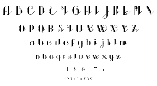 Sarsaparilla font