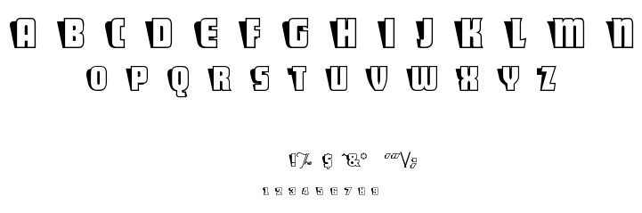 SHO-CARD-CAPS font