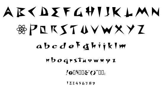 Space Patrol font