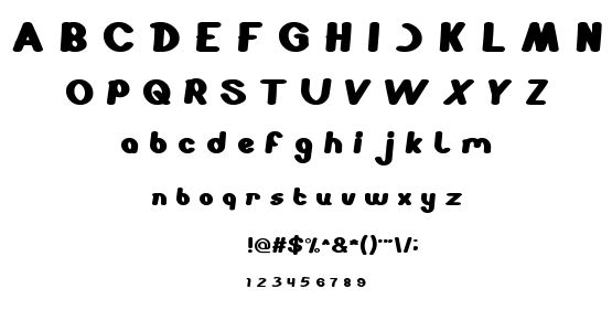 stabilo spidol font
